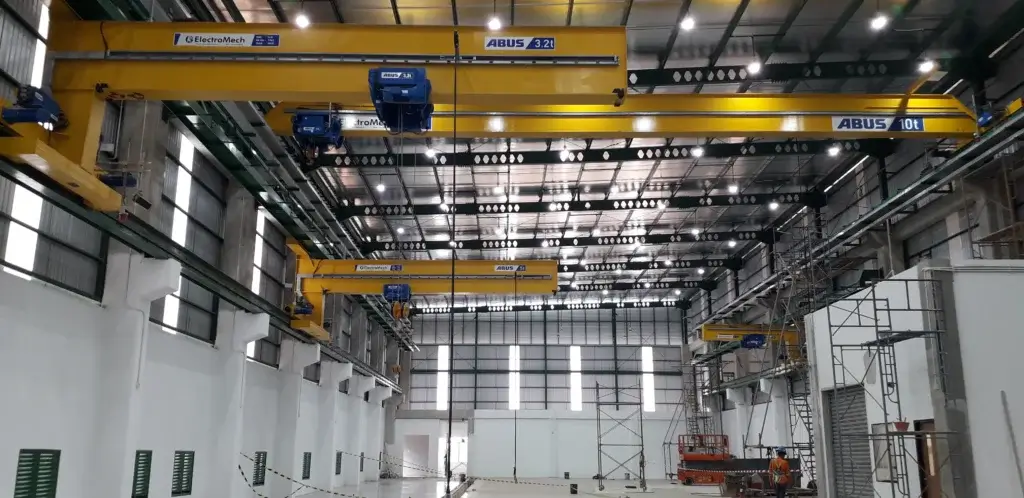 Portfolio Project overhead crane emech di buma