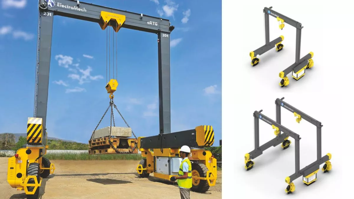 RTG (Rubber Tyred Gantry Crane)