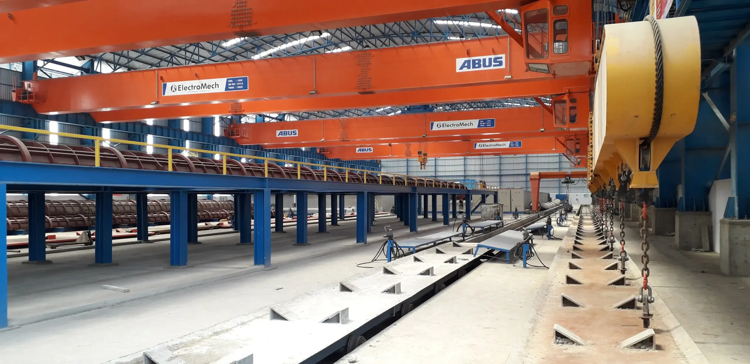 Portfolio project overhead crane emech di waskita beton