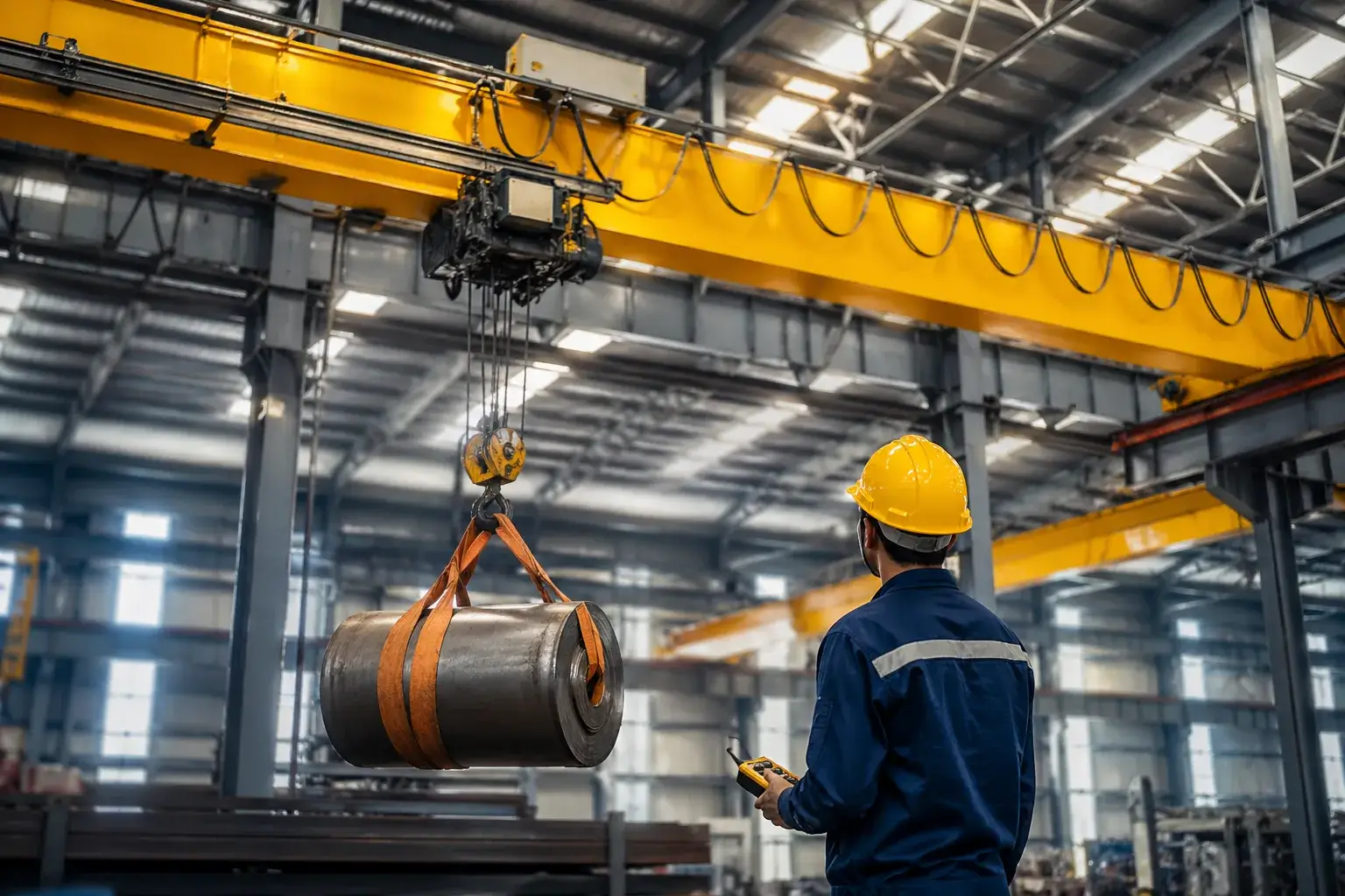 penggunaan crane dan batas usia untuk penggantian / perawatan