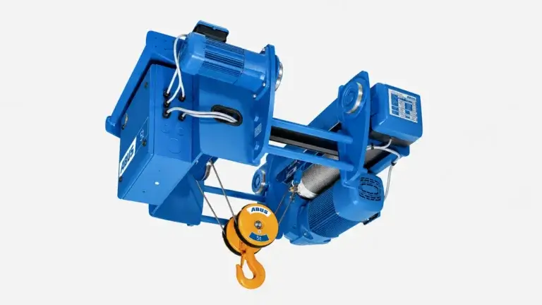 Wire rope hoist ABUS untuk aplikasi lifting industri di pabrik dan material handling